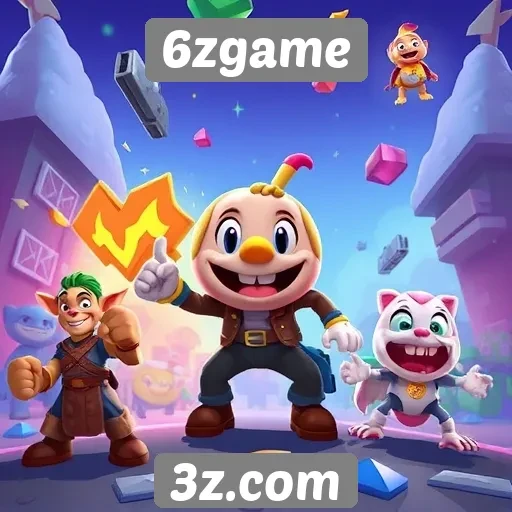 Visão geral das categorias de jogos no 6zgame