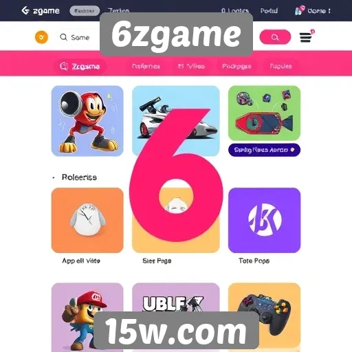 Navegação intuitiva e recursos do site 6zgame